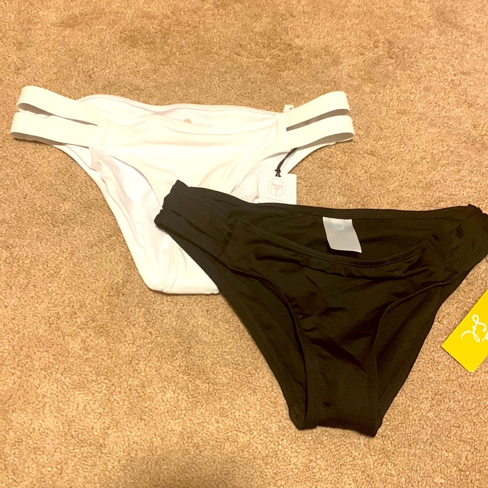TWO bikini bottoms - mix and match!
